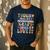 Tough Enough To Be a Paraprofessional Groovy Sped Teacher Men's Casual T-Shirt Navy