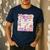Trick Or Teach Retro Halloween Teacher Look Men's Casual T-Shirt Navy