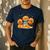 Turkey Read Books Reading Fall Thanksgiving Teacher Men's Casual T-Shirt Navy