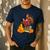 Turkey Reading Books Fall Thanksgiving Teacher Book Men's Casual T-Shirt Navy