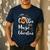 I Turn Coffee Into Music Education Music Teacher Men's Casual T-Shirt Navy