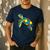 Turtle Puzzle Pieces For Autism Awareness Kids Women Teacher Men's Casual T-Shirt Navy