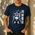 USA Flag Boston Terrier Best Dog Mom Ever 2025 Men's Casual T-Shirt Navy