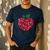 Valentines Day Teacher Hearts Apple Love Teach Women Men Men's Casual T-Shirt Navy Valentines Day Teacher Hearts Apple Love Teach Women Men Men's Casual T-Shirt Navy
