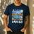 Van Go Retro Vanlife Art Teacher Men's Casual T-Shirt Navy Van Go Retro Vanlife Art Teacher Men's Casual T-Shirt Navy