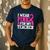 I Wear Pink For My Teacher Breast Cancer Awareness Men's Casual T-Shirt Navy