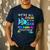 We'Re All Different But We Swim Together Elementary Teacher Men's Casual T-Shirt Navy