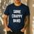 Wild About Reading Books Bookworm Library Day Teacher Men's Casual T-Shirt Navy