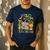 Wild About Teaching Safari Jungle School Teacher Men's Casual T-Shirt Navy