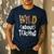Wild About Teaching Teacher Student First Day Of School Men's Casual T-Shirt Navy Wild About Teaching Teacher Student First Day Of School Men's Casual T-Shirt Navy