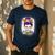 Witchy Teacher Halloween Messy Bun Teacher Bleached Men's Casual T-Shirt Navy Witchy Teacher Halloween Messy Bun Teacher Bleached Men's Casual T-Shirt Navy