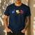 Women Art Teacher Back To School Artist Primary Color Theory Men's Casual T-Shirt Navy
