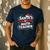 Xmas Lighting Santa's Favorite Math Teacher Christmas Men's Casual T-Shirt Navy Xmas Lighting Santa's Favorite Math Teacher Christmas Men's Casual T-Shirt Navy