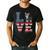 4th Of July Decor Patriotic LOVE Boston Terrier USA Flag Men's Casual T-Shirt Black