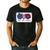 American Flag Teach Love Freedom Preschool Teacher 4th July Men's Casual T-Shirt Black