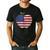 American Flag Teachers Students Apple 4th Of July Vintage Men's Casual T-Shirt Black American Flag Teachers Students Apple 4th Of July Vintage Men's Casual T-Shirt Black