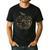 Apple Camoflauge Clothing Camo Student Teacher Cute School Men's Casual T-Shirt Black