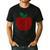 Apple Dot Pattern Art Teacher Appreciation Men Women Humor Men's Casual T-Shirt Black Apple Dot Pattern Art Teacher Appreciation Men Women Humor Men's Casual T-Shirt Black