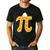 Apple Pi Pie Pun Math Teacher Pi Day 2020 Men's Casual T-Shirt Black