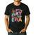 In My Art Teacher Era Teaching Future Artist Back To School Men's Casual T-Shirt Black