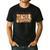 Autumn Pumpkin Thanksgiving Coffee Floral Teacher Fall Men's Casual T-Shirt Black Autumn Pumpkin Thanksgiving Coffee Floral Teacher Fall Men's Casual T-Shirt Black