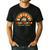 Back To School Kindergarten Dream Team Teacher Love Floral Men's Casual T-Shirt Black