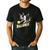 Ballaholic Boston Terrier Dog Chasing Bostie Ball Men's Casual T-Shirt Black