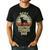 Best Dog Father Dad Vintage Boston Terrier For Men Women Men's Casual T-Shirt Black