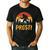 Bigfoot Sasquatch Prost Retro Bavarian Oktoberfest Men Women Men's Casual T-Shirt Black