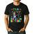 My Birthday Colorful Costume Boston Terrier Party Men's Casual T-Shirt Black