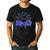 Blue Bobcats School Spirit Coquette Bow Mascot Teacher Men's Casual T-Shirt Black