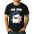 Boo Jour Ghost French Teacher Vintage Teacherlife Groovy Men's Casual T-Shirt Black