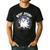 Boo Jour Ghost Halloween French Teacher Cute Coffe Croissant Men's Casual T-Shirt Black
