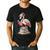 Book Lover Cute Flamingo Reading Teacher Librarian Women Men's Casual T-Shirt Black