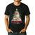 All Booked For Christmas Xmas Tree Teacher Holiday Pajamas Men's Casual T-Shirt Black All Booked For Christmas Xmas Tree Teacher Holiday Pajamas Men's Casual T-Shirt Black