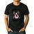 Bostie Mama Dog Dad Boston Terrier For Men Women Men's Casual T-Shirt Black