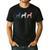 Boston Terrier 4th Of July Dog Patriotic USA Flag Man Woman Men's Casual T-Shirt Black
