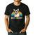 Boston Terrier Boston-Bulldog Men's Casual T-Shirt Black