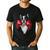 Boston Terrier Boxing Men's Casual T-Shirt Black