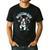 Boston Terrier Boy Cute Cartoon Dog Owner Pet Boston Terrier Men's Casual T-Shirt Black