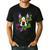 Boston Terrier In Day Of The Dead Sugar Skull Dog Men's Casual T-Shirt Black