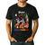 Boston Terrier Dog Christmas Happy Hallothankmas Halloween For Men Women Kids Men's Casual T-Shirt Black