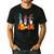 Boston Terrier Dog Lover Fall Ya'Ll Halloween Costume Men Women Men's Casual T-Shirt Black