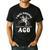 Boston Terrier Dog Men's Casual T-Shirt Black Boston Terrier Dog Men's Casual T-Shirt Black