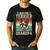 Boston Terrier Grandpa Dog Lover Father's Day Premium Men's Casual T-Shirt Black