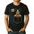 Boston Terrier Halloween Cute Bostie Dog Pocket Boo Men's Casual T-Shirt Black