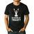 Boston Terrier Halloween Shirt Did Someone Say Treat Men's Casual T-Shirt Black