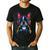 Boston Terrier Lovers Gaming Headphones Boston Terrier Men's Casual T-Shirt Black