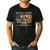 Boston Terrier Mom Dog Lovers American Flag 4th Of July Men's Casual T-Shirt Black