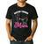 Boston Terrier Mom Men's Casual T-Shirt Black